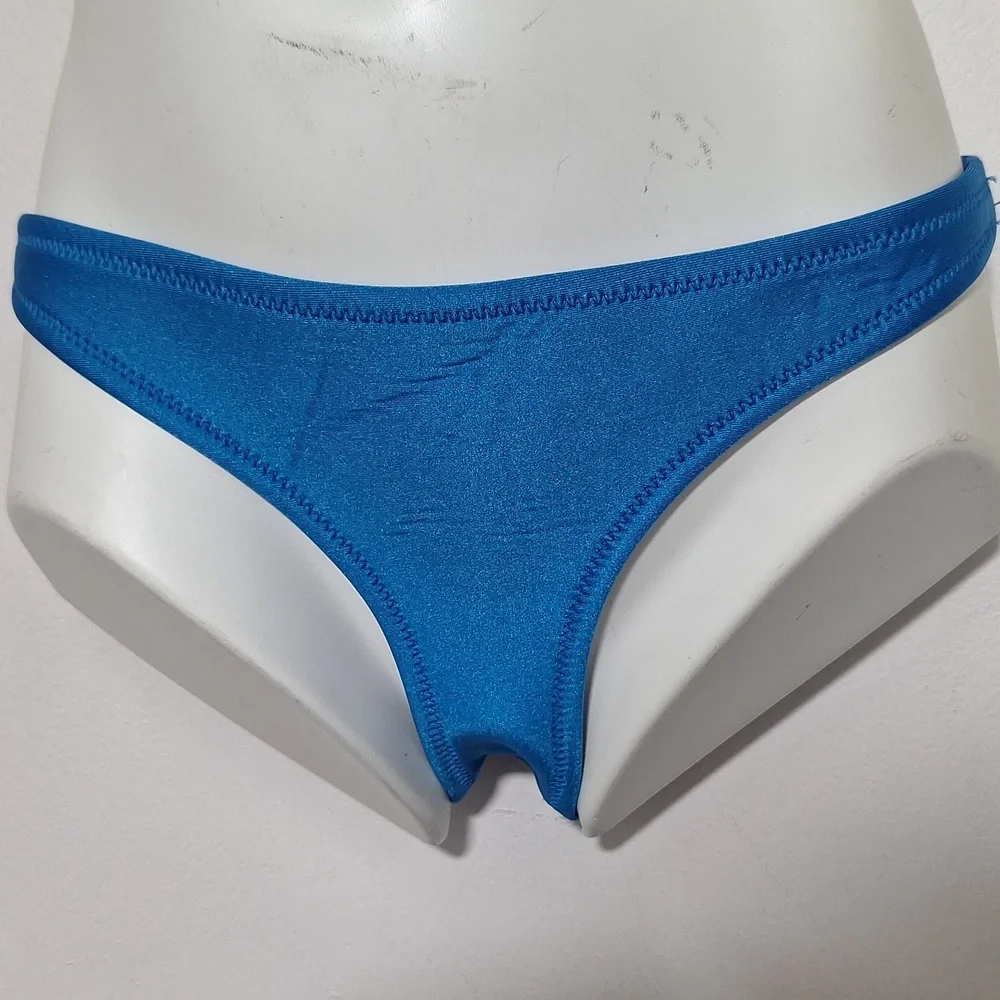 Triangl Swimwear Blue Swim Bikini Set Cinchbag Neoprene